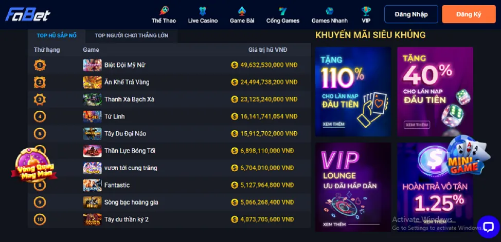 Game Nổ Hũ Rồng Vàng